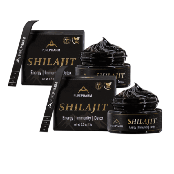 2x PurePharm Himalayan Shilajit Resin – 15g (37-Day Supply) Combo